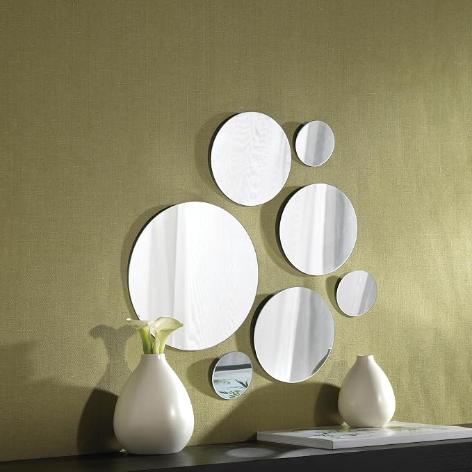 Elements Round Wall-Mount Mirror, Set of 7, Assorted Sizes - 5046370 - Image 4