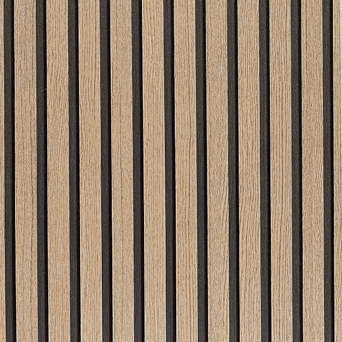 Wood Slat Wallpaper Peel and Stick - 35.4'' x 120'' Self Adhesive Contact Paper for Walls Wood Panels for Wall, Wall Panel, Peel and Stick for Easy DIY Wall Decor (Brown) by LOVADA