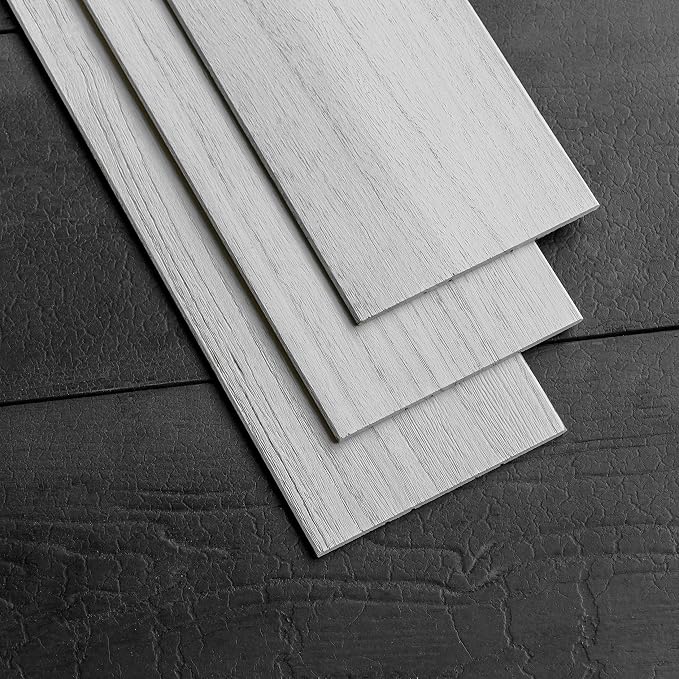 Brosisincorp Real Wood Shiplap Peel and Stick Wall Panel White 10 Pcs | Natural Paulownia Wood Plank for Interior Rustic Accent Wall, Easy DIY Self Adhesive, 35.43" L x 5" W Each, Covers 12.4 Sq Ft - Image 7